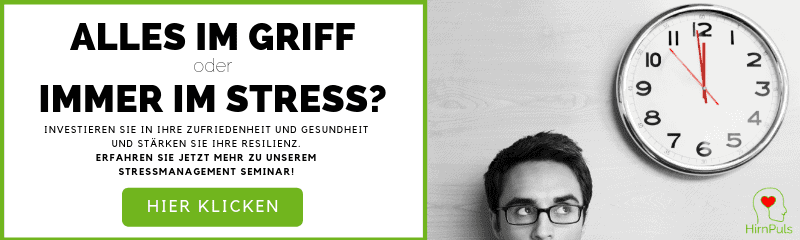 Erfahren Sie mehr zu unseren Stressmanagement Seminaren bei Klick auf diesen Banner.