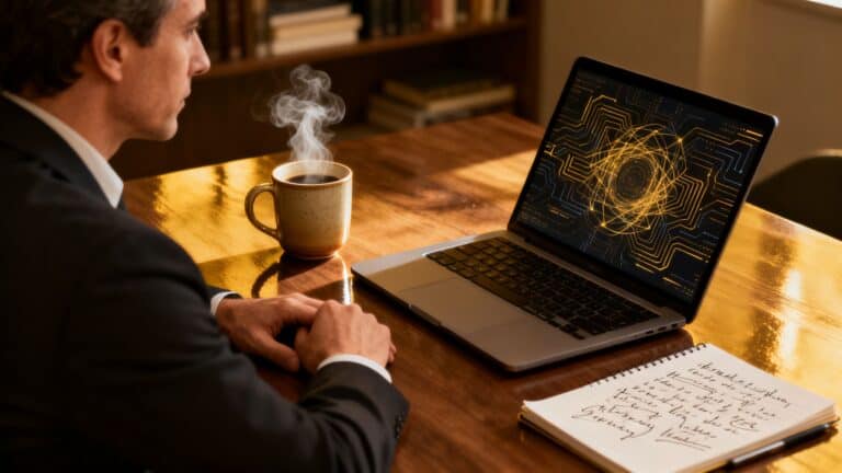Coach using AI for productivity and idea generation.